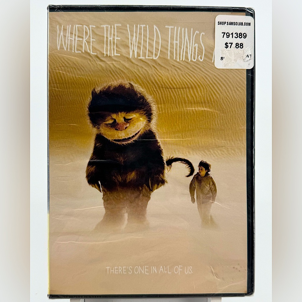 NWT. Where the Wild Things Are on DVD.